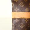 Borsa da viaggio Louis Vuitton Keepall 55 cm in tela monogram cerata e pelle naturale - Detail D5 thumbnail
