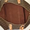 Bolsa de viaje Louis Vuitton Keepall 55 cm en lona Monogram revestida y cuero natural - Detail D4 thumbnail