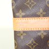 Sac de voyage Louis Vuitton Keepall 55 cm en toile monogram et cuir naturel - Detail D5 thumbnail