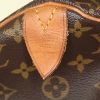 Borsa Louis Vuitton Speedy 40 cm in tela monogram cerata marrone e pelle naturale - Detail D3 thumbnail