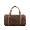 Louis Vuitton Papillon handbag in brown monogram canvas and natural leather - 360 thumbnail