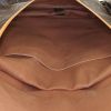 Louis Vuitton Saumur shoulder bag in brown monogram canvas and natural leather - Detail D3 thumbnail