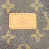 Sac bandoulière Louis Vuitton Saumur en toile monogram enduite marron et cuir naturel - Detail D4 thumbnail