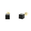 Tiffany & Co pair of cufflinks in 14 carats yellow gold and onyx - 00pp thumbnail