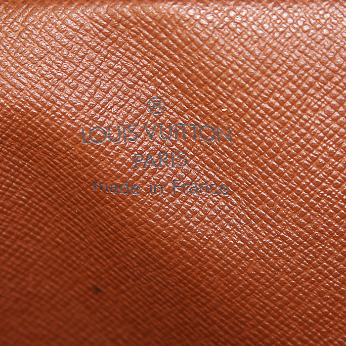 Louis Vuitton Amazone shoulder bag in monogram canvas and natural leather - Detail D4