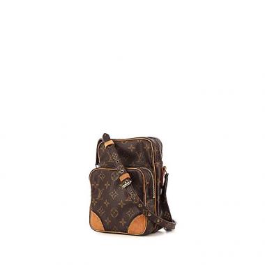 Bolso bandolera Louis Vuitton Amazone en lona Monogram revestida y cuero natural