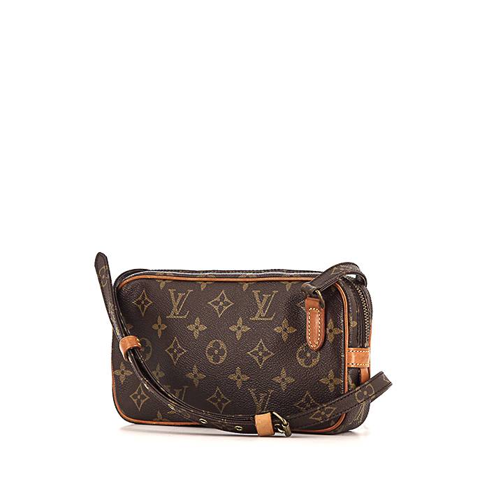 bolso bandolera louis vuitton marly en lona monogram revestida