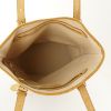 Sac cabas Louis Vuitton Bucket en tissu monogram marron et cuir naturel - Detail D2 thumbnail