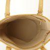 Shopping bag Louis Vuitton Bucket modello grande in tela monogram marrone e pelle naturale - Detail D2 thumbnail