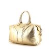 Bolso de mano Yves Saint Laurent Easy en cuero dorado - 00pp thumbnail