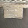 Borsa Dior Panarea modello grande in tela cannage grigio metallizzato e pelle mordoré - Detail D3 thumbnail