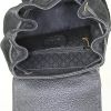 Gucci Bamboo backpack in black suede and black leather - Detail D2 thumbnail