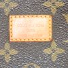 Borsa a tracolla Louis Vuitton Saumur modello medio in tela monogram cerata marrone e pelle naturale - Detail D4 thumbnail