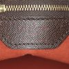 Shopping bag Louis Vuitton Bucket in tela a scacchi marrone e pelle marrone - Detail D3 thumbnail