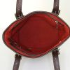 Bolso Cabás Louis Vuitton petit Bucket en lona a cuadros y cuero marrón - Detail D2 thumbnail