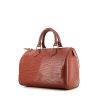 Bolso de mano Louis Vuitton Speedy 25 cm en cuero Epi marrón - 00pp thumbnail