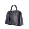 Louis Vuitton Alma handbag in navy blue epi leather - 00pp thumbnail