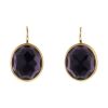 Pomellato Narciso earrings in pink gold and amethysts - 00pp thumbnail
