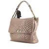 Lanvin Happy large model handbag in taupe quilted leather - 00pp thumbnail