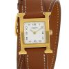 Hermes Heure H watch in gold plated Circa  2000 - 00pp thumbnail