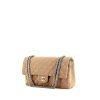 Chanel Timeless handbag in beige jersey - 00pp thumbnail