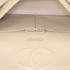 Chanel Timeless handbag in beige jersey - Detail D5 thumbnail