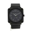 Bell & Ross BRS98 watch in black ceramic - 360 thumbnail
