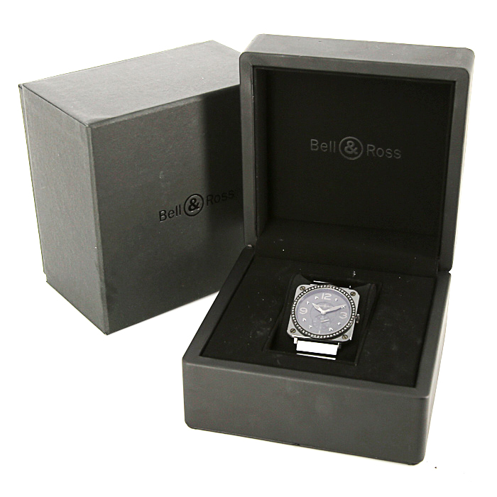 Bell & Ross BRS98 watch in black ceramic - Detail D2