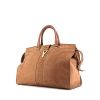 Yves Saint Laurent Chyc handbag in beige suede and brown leather - 00pp thumbnail