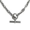 Collar Hermes Chaine d'Ancre modelo pequeño en plata - 00pp thumbnail
