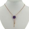 Boucheron Grains de Mure necklace in pink gold and amethyst - 360 thumbnail