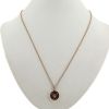 Chopard Happy Curves necklace in pink gold and diamond - 360 thumbnail