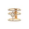 Messika Glam'Azone ring in pink gold and diamonds - 00pp thumbnail
