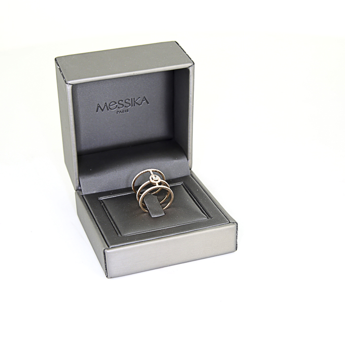 Anello Messika Glam'Azone in oro rosa e diamanti - Detail D2