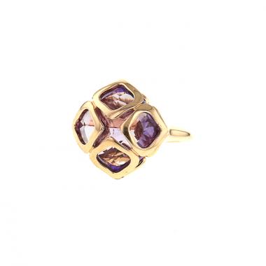 Anello Chopard Imperiale in oro rosa e ametista