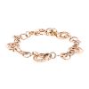 Articulated Chopard Happy Diamonds bracelet in pink gold - 00pp thumbnail