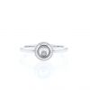 Sortija Chopard Happy Diamonds en oro blanco y diamantes - 360 thumbnail