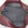 Louis Vuitton Sofia Coppola shoulder bag in burgundy grained leather - Detail D3 thumbnail