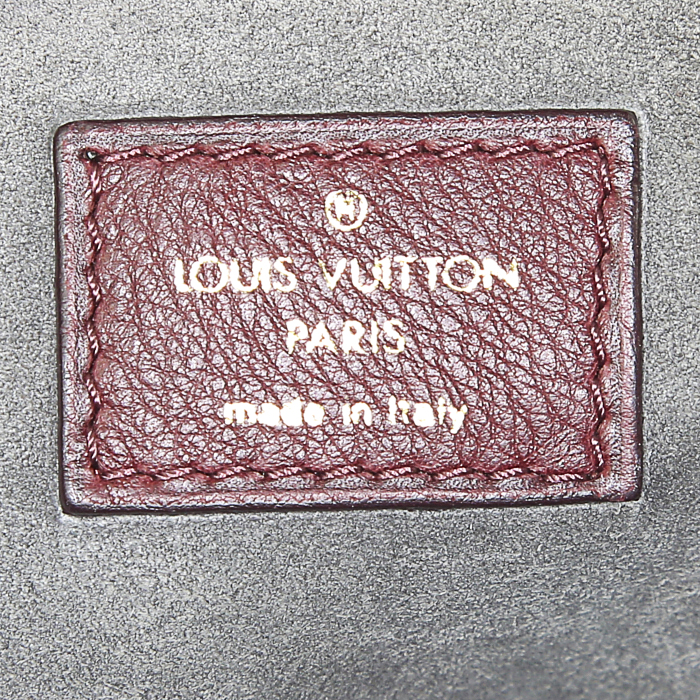 Borsa a spalla Louis Vuitton Sofia Coppola in pelle martellata bordeaux - Detail D4
