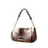 Dior handbag in brown foal and brown leather - 00pp thumbnail