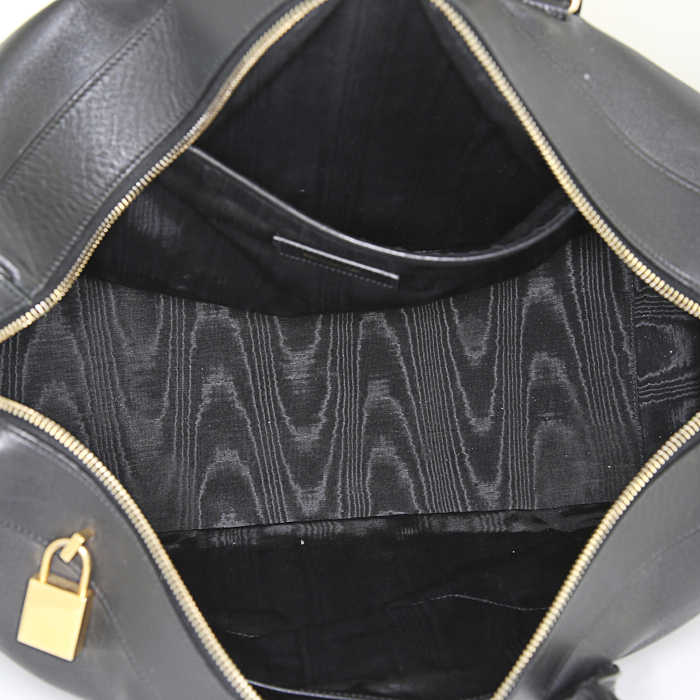 Borsa Saint Laurent Duffle in pelle nera - Detail D2
