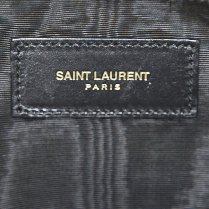 Borsa Saint Laurent Duffle in pelle nera - Detail D3