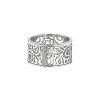 Poiray Coeur Fil sleeve ring in white gold and diamonds - 00pp thumbnail