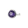 Poiray Fille Cabochon ring in white gold and amethyst - 00pp thumbnail