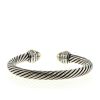 David Yurman Cable Classique bracelet in silver and yellow gold - 360 thumbnail