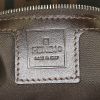 Fendi Baguette handbag in monogram canvas and brown leather - Detail D3 thumbnail