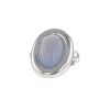 Half-articulated Poiray Indrani large model ring in white gold and chalcedony - 00pp thumbnail