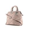 Dior Dior Granville medium model handbag in grey leather - 00pp thumbnail