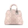 Dior Dior Granville medium model handbag in grey leather - 360 thumbnail