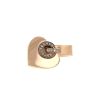 Mobile Bulgari Cuore ring in pink gold and diamonds - 00pp thumbnail